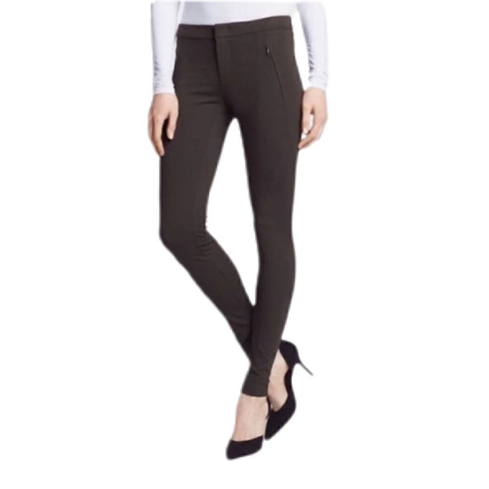 Vince Ponte Zipper Pocket Skinny Pants